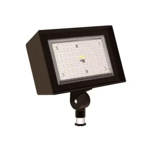 HUBBELL LIGHTING - OUTDOOR RFL3-40-4K-PC LED Floodlight, Knuckle Mount Type, 4551 Lumens, 34W | CH6RHM 499H91