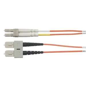 HUBBELL PREMISE WIRING DFPCLCSCC5MM Fiber Optic Patch Cord Orange 16.40 Feet | AG6XNH 49K727