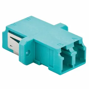 HUBBELL PREMISE WIRING FALCDSS6AQ Fiber Optic Adapter Lc Duplex Aqua Pk6 | AG6XQQ 49K786