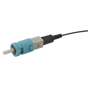 HUBBELL PREMISE WIRING FCST50GM12 Fiber Optic Connector Fiber Aqua PK 12 | AG6XRK 49K805