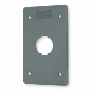 HUBBELL PREMISE WIRING HI14GY Wall Plate 1-port 1-gang | AE9JXT 6KB35