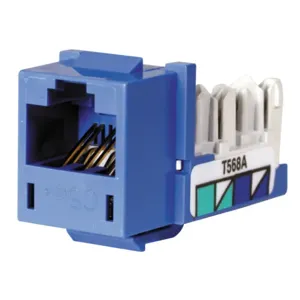 HUBBELL PREMISE WIRING HXJ5EB Jack Blue Cat5e Rj45 | AE4MUF 5LV63