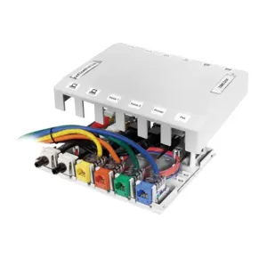 HUBBELL PREMISE WIRING ISB12W Surface Mount Box 12 Ports White | AF7TEF 22LV06