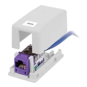 HUBBELL PREMISE WIRING ISB1W Surface Mount Box 1 Port White | AF7TEG 22LV07