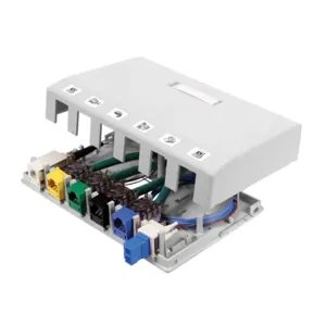 HUBBELL PREMISE WIRING ISB6W Surface Mount Box 6 Ports White | AF7TEJ 22LV09