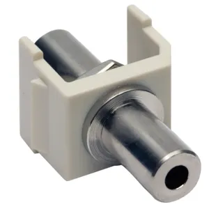 HUBBELL PREMISE WIRING SF35FFOW Snap Fit Keystone Stereo Jack F/F | AA6YDF 15D931