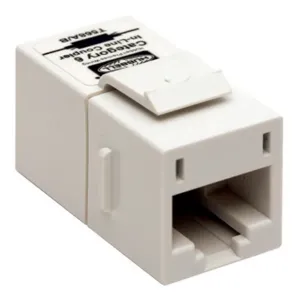 HUBBELL PREMISE WIRING SFC6W Inline Coupler 8 Cat6 White | AF7TEQ 22LV22