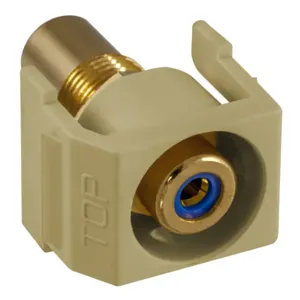 HUBBELL PREMISE WIRING SFRCBREI Snap Fit Connector Blue/ivory Rca/rca Recd | AF7TBH 22LV54