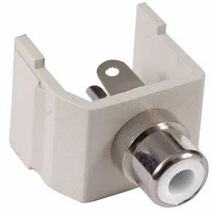 HUBBELL PREMISE WIRING SFRCW Snap Fit Connector White Rca/solder | AF7THN 22LV99