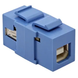 HUBBELL PREMISE WIRING SFUSBABB USB Connector A to B 2.0 Reversible Blu | AA6YDL 15D939