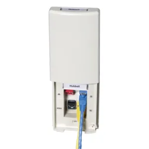 HUBBELL PREMISE WIRING TPF1OW Wall Plate 4-port 1-gang | AE9JWY 6KB11