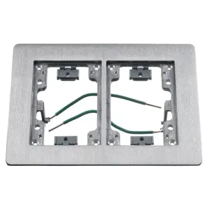 HUBBELL SA3084W WIRING DEVICE-KELLEMS 2 Gang Rectangular Alum. Flang | CP3NZV 24X790