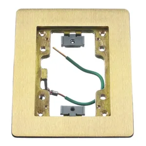 HUBBELL SB3083W WIRING DEVICE-KELLEMS Rectangular Flanges | CP3NYB 24X967