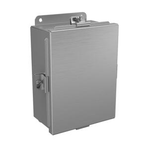 WIEGMANN BN4080603AL Enclosure, 8 x 6 x 3 Inch Size, Wall Mount | CV6PLD