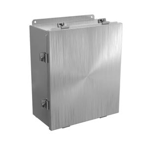 WIEGMANN BN4141206SS Enclosure, 14 x 12 x 6 Inch Size, Wall Mount, 304 Stainless Steel | CV6PNF