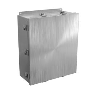 WIEGMANN BN4161406SS Enclosure, 16 x 14 x 6 Inch Size, Wall Mount, 304 Stainless Steel | CV6PNQ