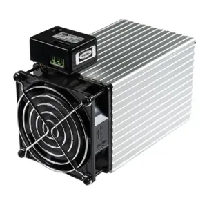 WIEGMANN FH115V400W20 Fan Forced Enclosure Heater, 115 VAC, 4 13/32 Inch Width, 6 1/2 Inch Height | CV3PNN 487A44