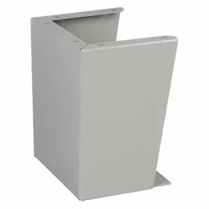 WIEGMANN FK1212 Enclosure Floor Stand, Carbon Steel, Ansi 61 Gray Polyester Powder, 10 Gauge, 12 Inch Ht | CV3PDH 2VE21