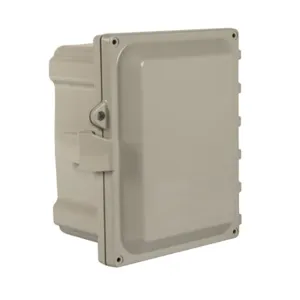 WIEGMANN HW-P100804CHQR Enclosure, Padlockable Hasp/Quick Release Latch/Screws, 10 Inch Nominal Enclosure Ht | CV3PLJ 56HA59