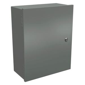 WIEGMANN N1C162008LP Enclosure, 20 x 16 x 8 Inch Size, Wall Mount, Carbon Steel, Ansi 61 Gray | CV6PQB