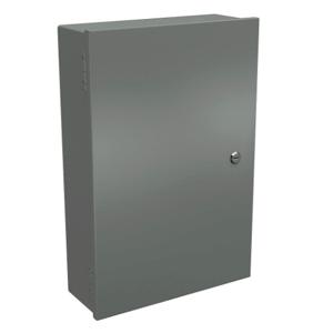 WIEGMANN N1C162406LP Enclosure, 24 x 16 x 6 Inch Size, Wall Mount, Carbon Steel, Ansi 61 Gray | CV6PQC