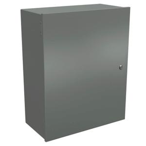 WIEGMANN N1C243012LP Enclosure, 30 x 24 x 12 Inch Size, Wall Mount, Carbon Steel, Ansi 61 Gray | CV6PQM