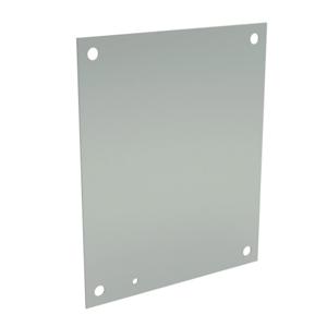 WIEGMANN N1P1216L Subpanel, Carbon Steel, White, Powder Coat Finish | CV6WPA