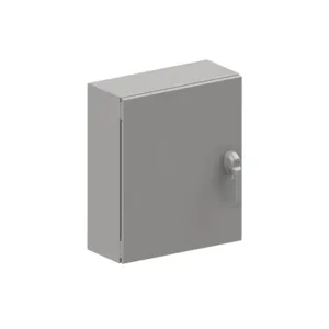 WIEGMANN N412161208SS1PTC Enclosure, 16 x 12 x 8 Inch Size, Wall Mount, 304 Stainless Steel | CV6PRE