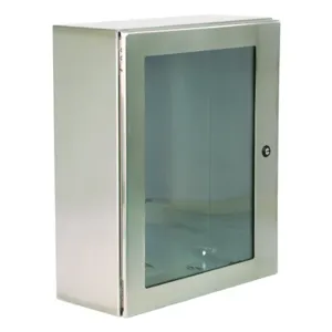 WIEGMANN N412161206WSSC Enclosure, 1/4 Turn Latch, 16 Inch Nominal Enclosure Ht, 12 Inch Nominal Enclosure Width | CV3PEC 487K72