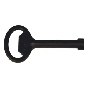 HUBBELL-WIEGMANN N41214TVPK Key Carbon Steel Black Matted | AG2LEX 31LA29