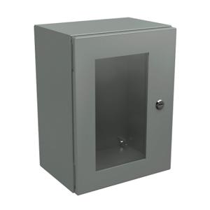 WIEGMANN N412161208WC Enclosure, 1/4 Turn Latch, 16 Inch Nominal Enclosure Ht, 12 Inch Nominal Enclosure Wd | CV3PDX 487K47