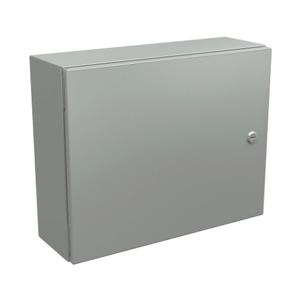 WIEGMANN N412162006CLG Enclosure, 16 x 20 x 6 Inch Size, Wall Mount, Carbon Steel, Ral 7035 Light Gray | CV6PTA