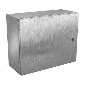 WIEGMANN N412162008SSAC Enclosure, 16 x 20 x 8 Inch Size, Wall Mount, 316L Stainless Steel | CV6PTE