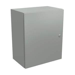 WIEGMANN N412242012CLG Enclosure, 24 x 20 x 12 Inch Size, Wall Mount, Carbon Steel, Ral 7035 Light Gray | CV6PVT