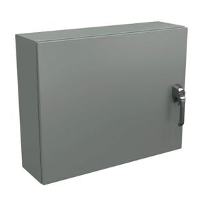 WIEGMANN N4122430083PTC Enclosure, 24 x 30 x 8 Inch Size, Wall Mount, Carbon Steel, Ansi 61 Gray | CV6PXC