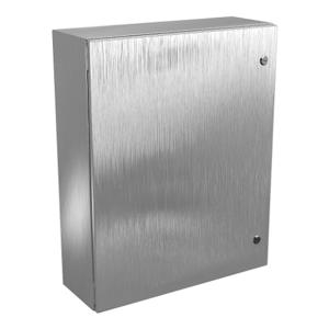 WIEGMANN N412302408SSAC Enclosure, 30 x 24 x 8 Inch Size, Wall Mount, 316L Stainless Steel | CV6PXQ