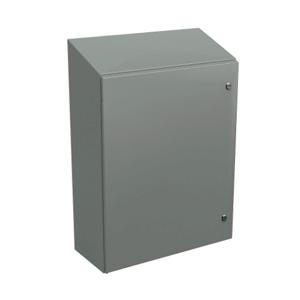 WIEGMANN N412302410CST Sloped Top Enclosure, 1/4 Turn Latch, 30 Inch Nominal Enclosure Height | CV3PTY 487M54