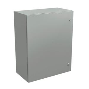 WIEGMANN N412302412CLG Enclosure, 30 x 24 x 12 Inch Size, Wall Mount, Carbon Steel, Ral 7035 Light Gray | CV6PYA