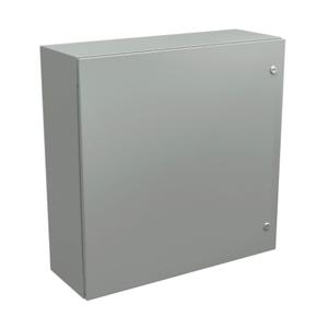 WIEGMANN N412303010CLG Enclosure, 30 x 30 x 10 Inch Size, Wall Mount, Carbon Steel, Ral 7035 Light Gray | CV6PYP