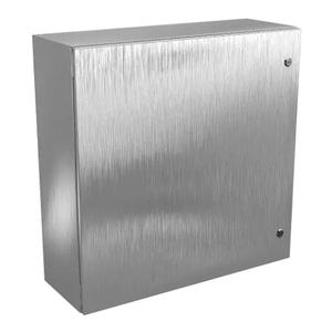 WIEGMANN N412303010SSAC Enclosure, 30 x 30 x 10 Inch Size, Wall Mount, 316L Stainless Steel | CV6PYQ