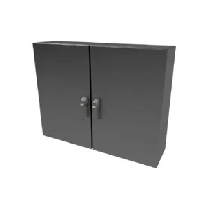 WIEGMANN N412D244808SSC Enclosure, 24 x 48 x 8 Inch Size, Wall Mount, 304 Stainless Steel | CV6PYX