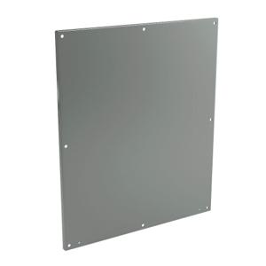 WIEGMANN NP4236 Subpanel, Carbon Steel, White, Powder Coat Finish | CV6WTG