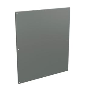 WIEGMANN NPDD4842 Subpanel, Carbon Steel, White, Powder Coat Finish | CV6WUR