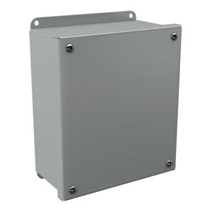 WIEGMANN PB4SBC Pushbutton Enclosure, Blank Cover, 7 x 6 x 3 Inch Size, Wall Mount, Carbon Steel | CV6PZW