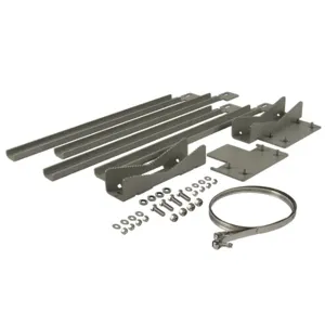 WIEGMANN PMKLRG Pole Mounting Kit, 14 Inch Or Less, Ansi 61 Gray Powder Coated Components | CV6UEC