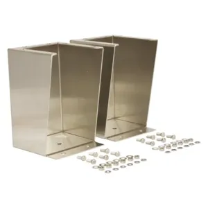 WIEGMANN SSFK1220 Floor Stand Kit, 12 Inch Height, 304 Stainless Steel | CV6TGD