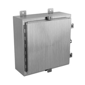 WIEGMANN SSN4161606A Enclosure, 16 x 16 x 6 Inch Size, Wall Mount, 316L Stainless Steel | CV6RHC