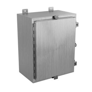 WIEGMANN SSN4201610A Enclosure, 20 x 16 x 10 Inch Size, Wall Mount, 316L Stainless Steel | CV6RHH