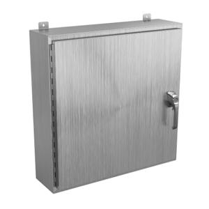 WIEGMANN SSN43030083PT Enclosure, 30 x 30 x 8 Inch Size, Wall Mount, 304 Stainless Steel | CV6RJW