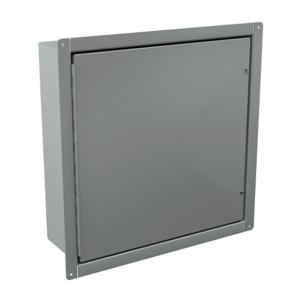 WIEGMANN WA202006FM Enclosure, 20 x 20 x 6 Inch Size, Flush Wall Mount, Carbon Steel, Ansi 61 Gray | CV6RKM